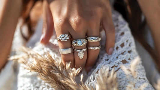 Boho rings artisanal boho engagement promise boho design rings