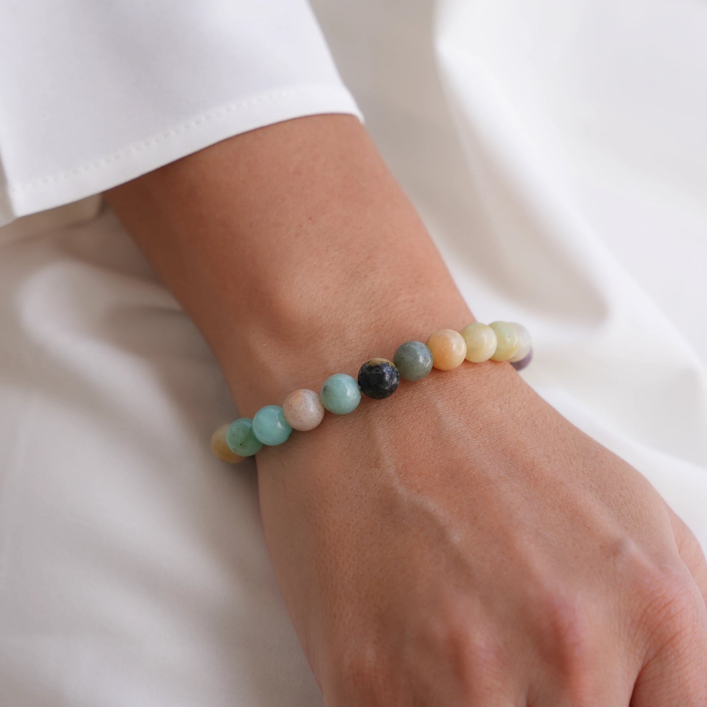 amazonite bracelet beaded bracelet