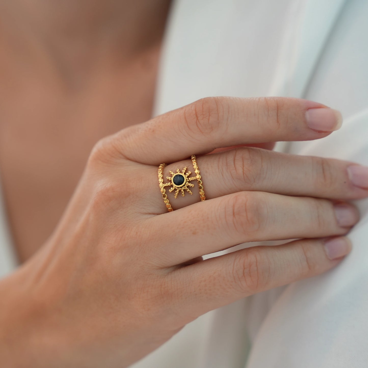 Midnight Eclipse Cat’s Eye Ring