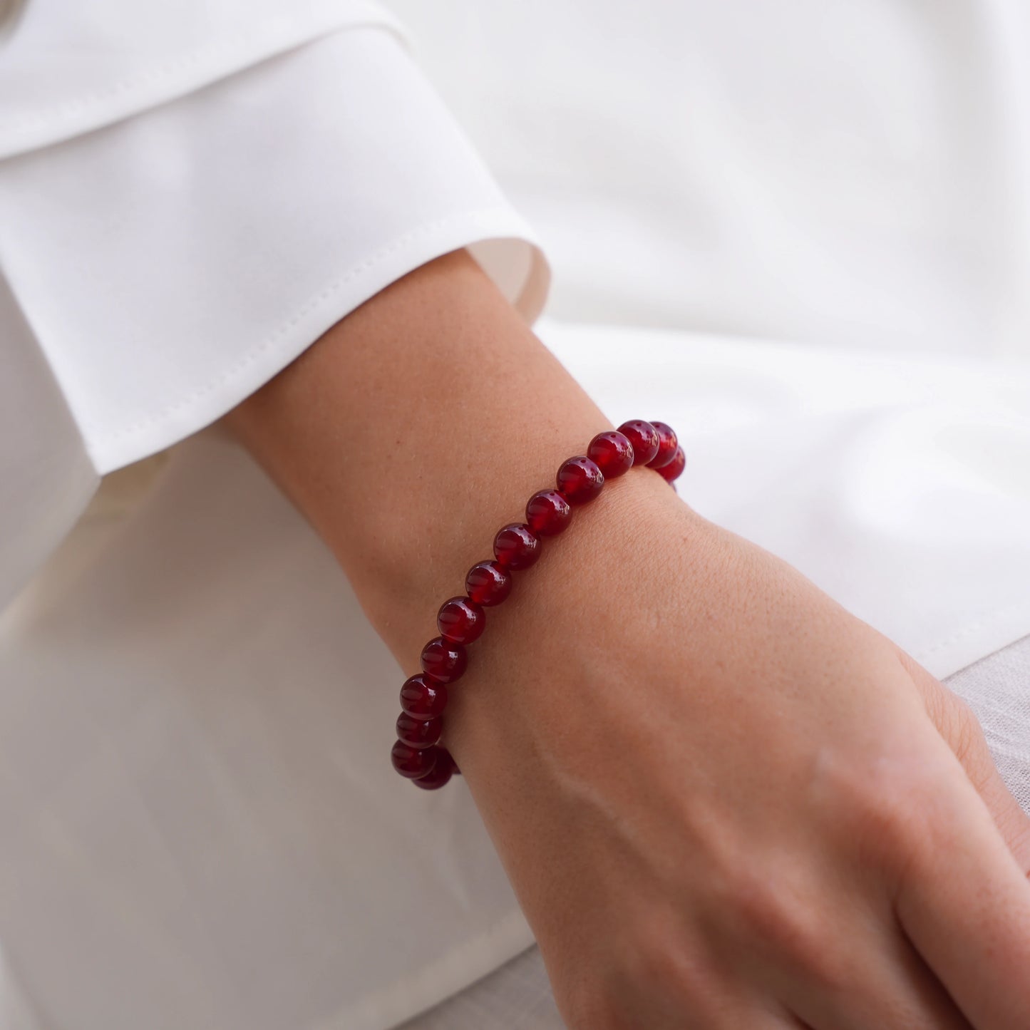 Ember Glow Carnelian Bracelet
