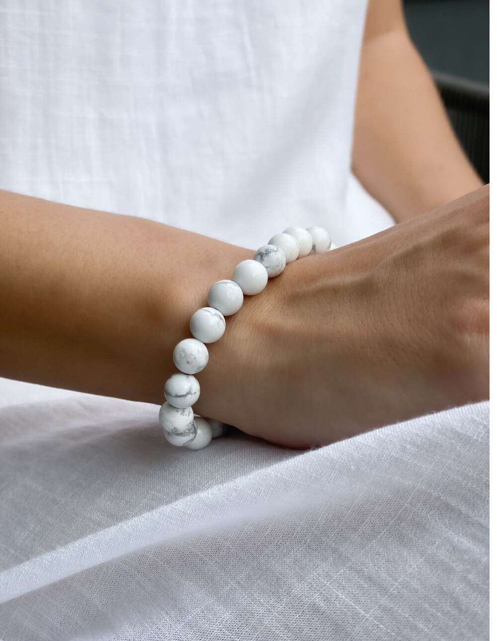 Howlite Bracelet for Tranquility image 4