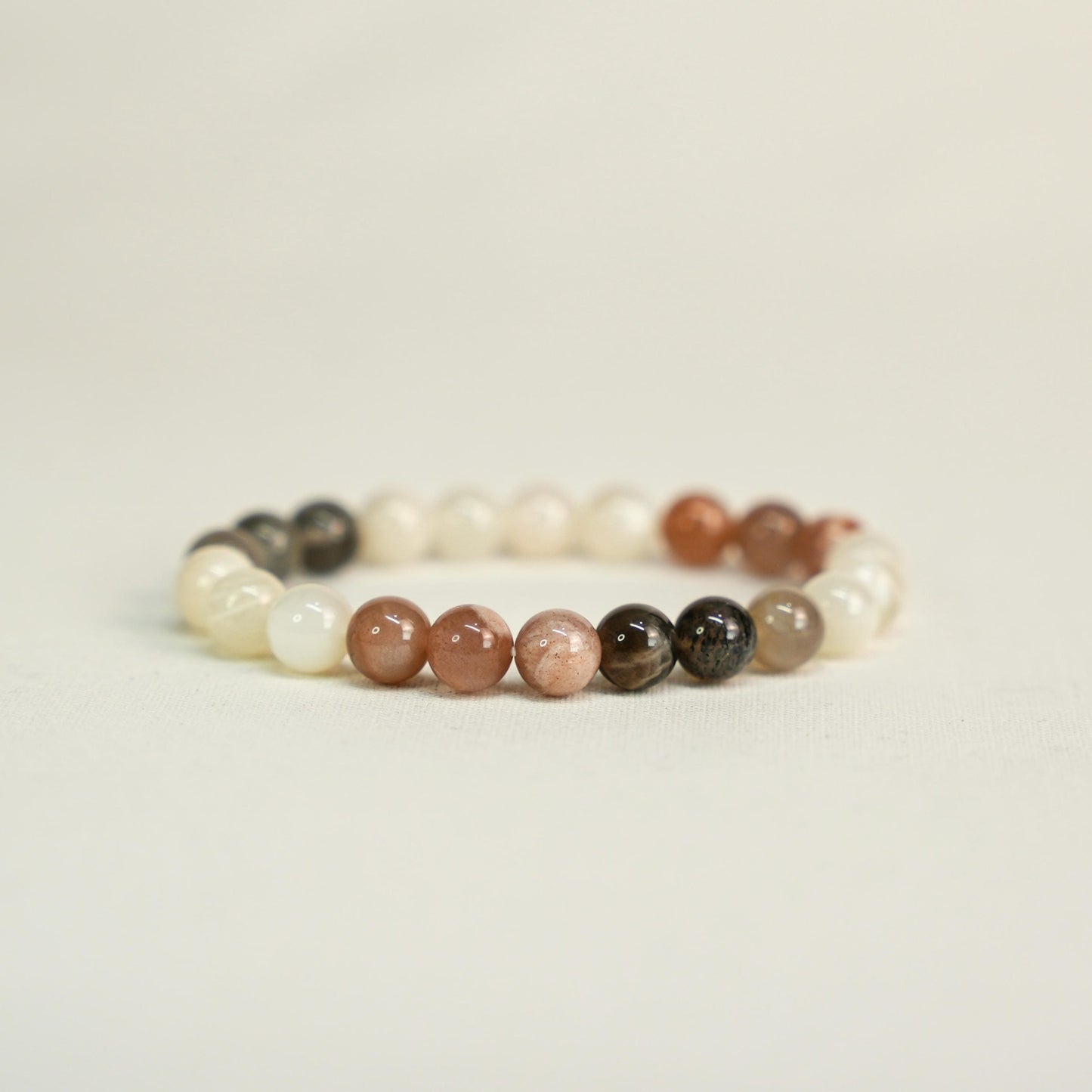 Peach Moonstone Bracelet For Calming Energy image 4