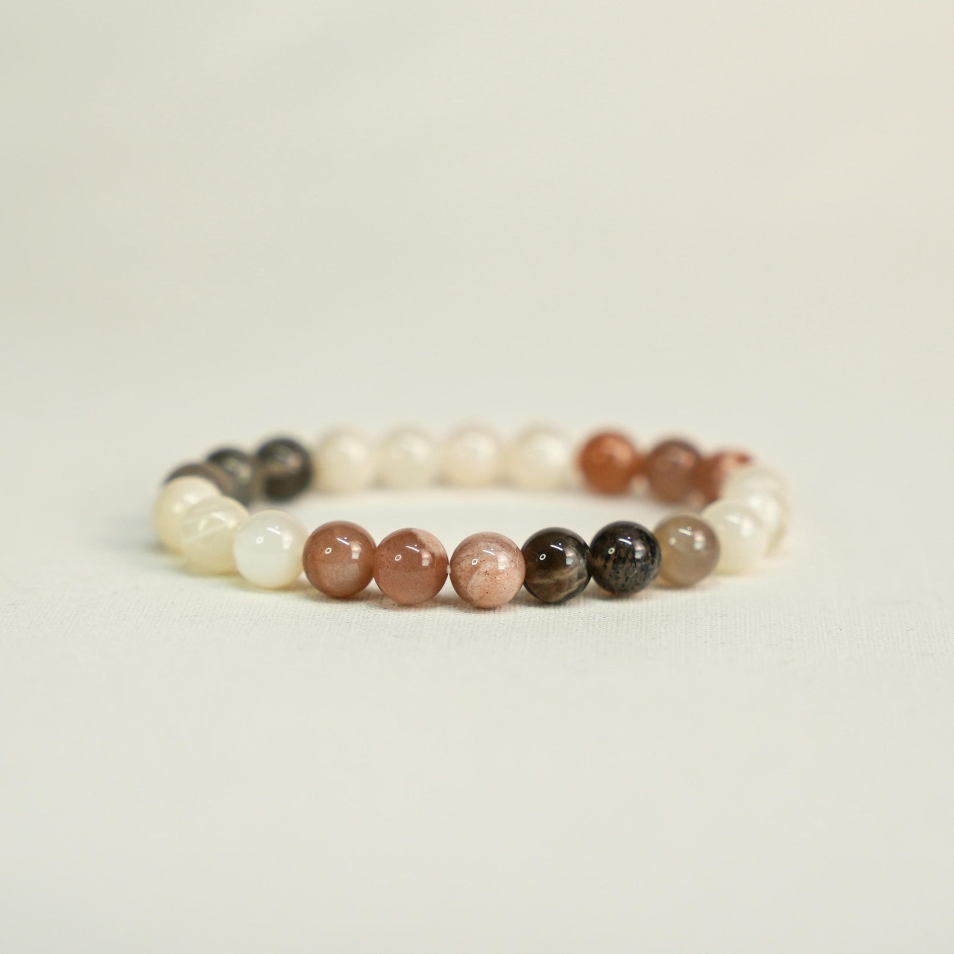Peach Moonstone Bracelet For Calming Energy image 4