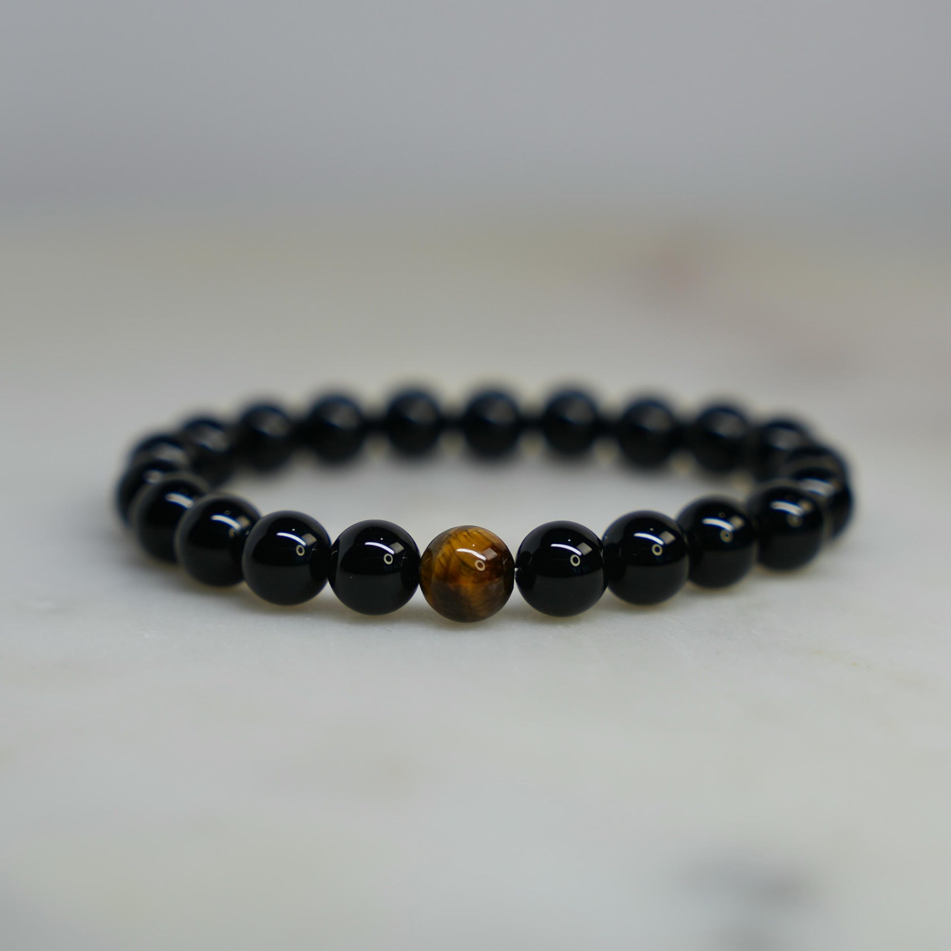 Black Onyx With Tiger Eye Bracelet image 3