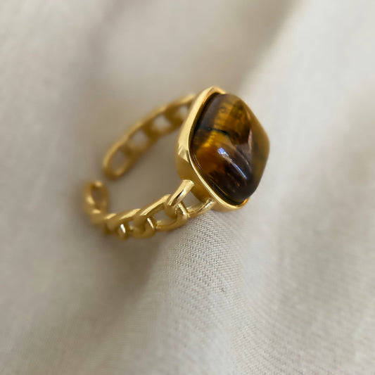 Tiger's Eye Ring image 0