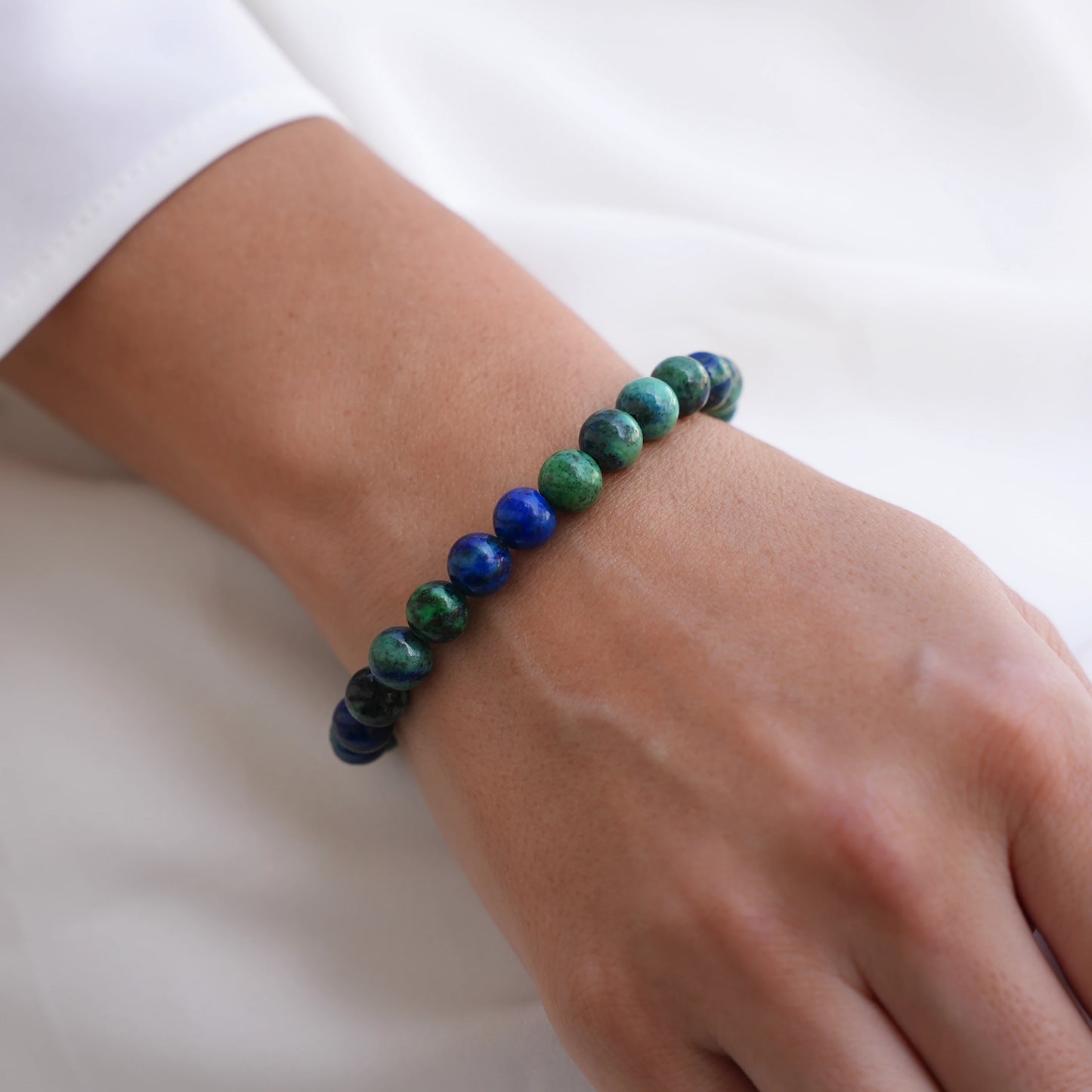 Midnight Clarity Azurite Bracelet