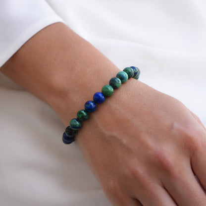 Midnight Clarity Azurite Bracelet