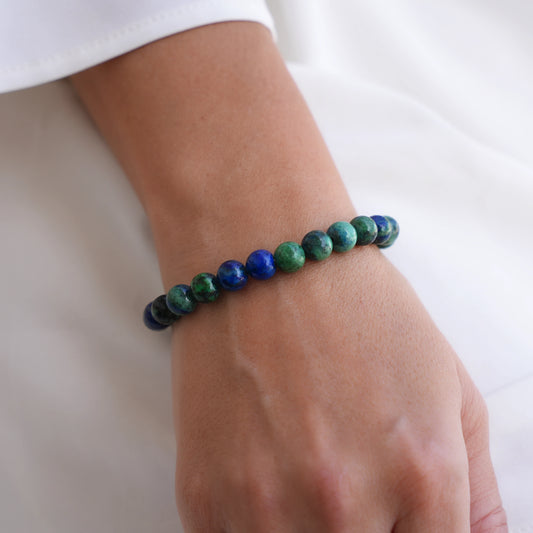 Midnight Clarity Azurite Bracelet