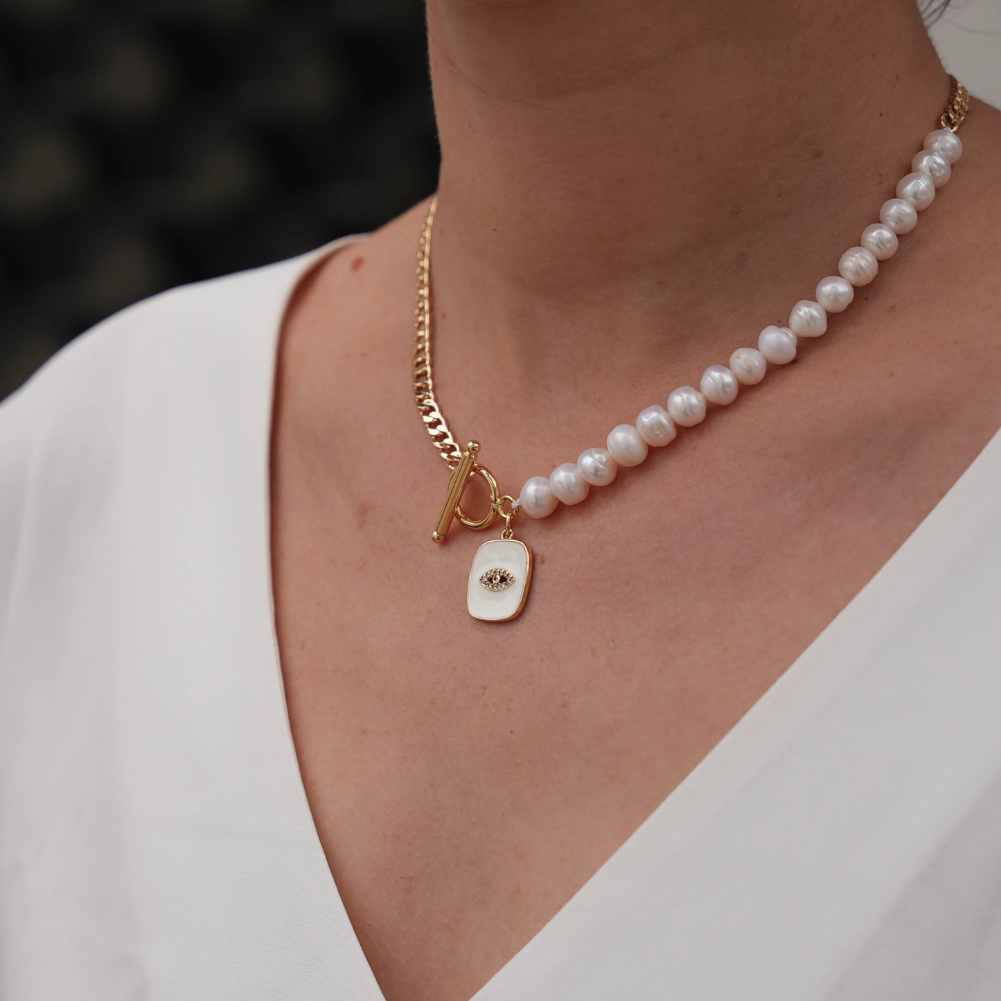 Harmony Strand Pearl Necklace