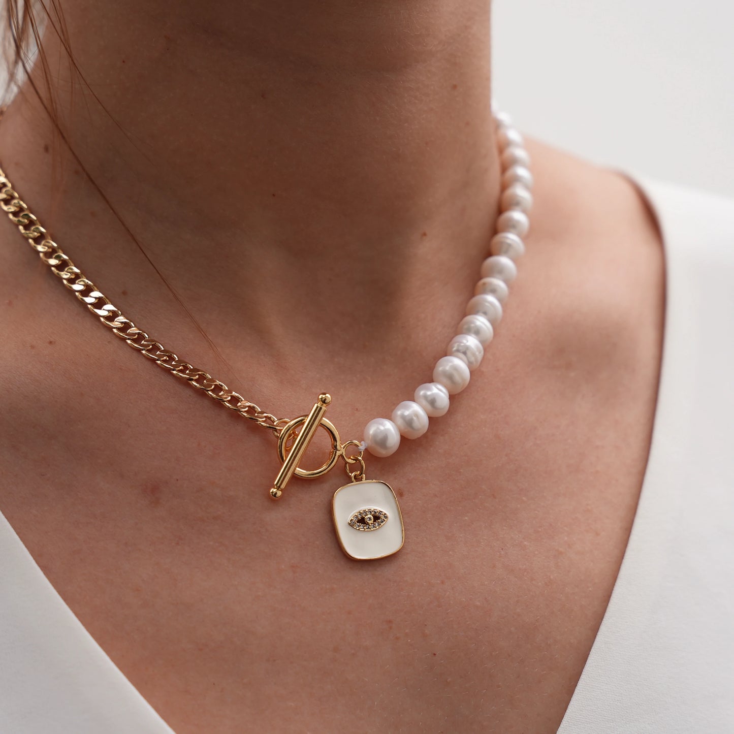 Harmony Strand Pearl Necklace