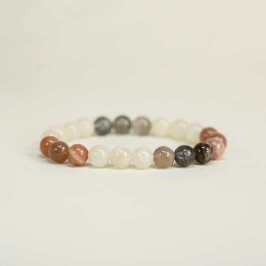 Peach Moonstone Bracelet For Calming Energy image 2
