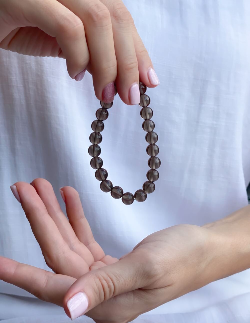 Smoky Quartz Bracelet For Grounding image 1