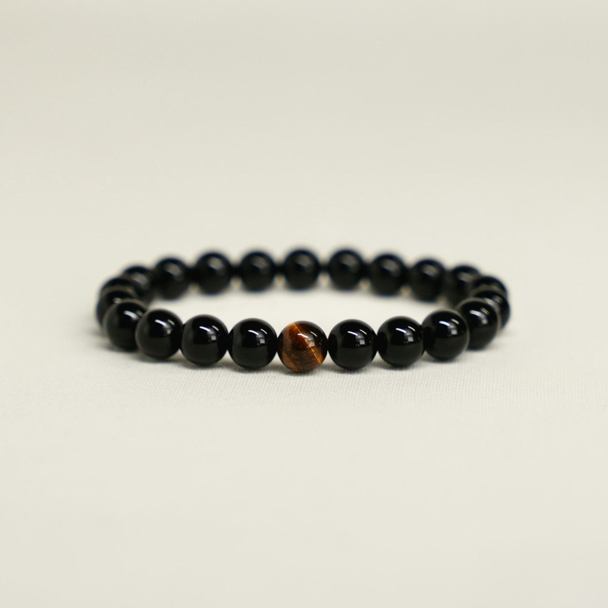 Black Onyx With Tiger Eye Bracelet image 0