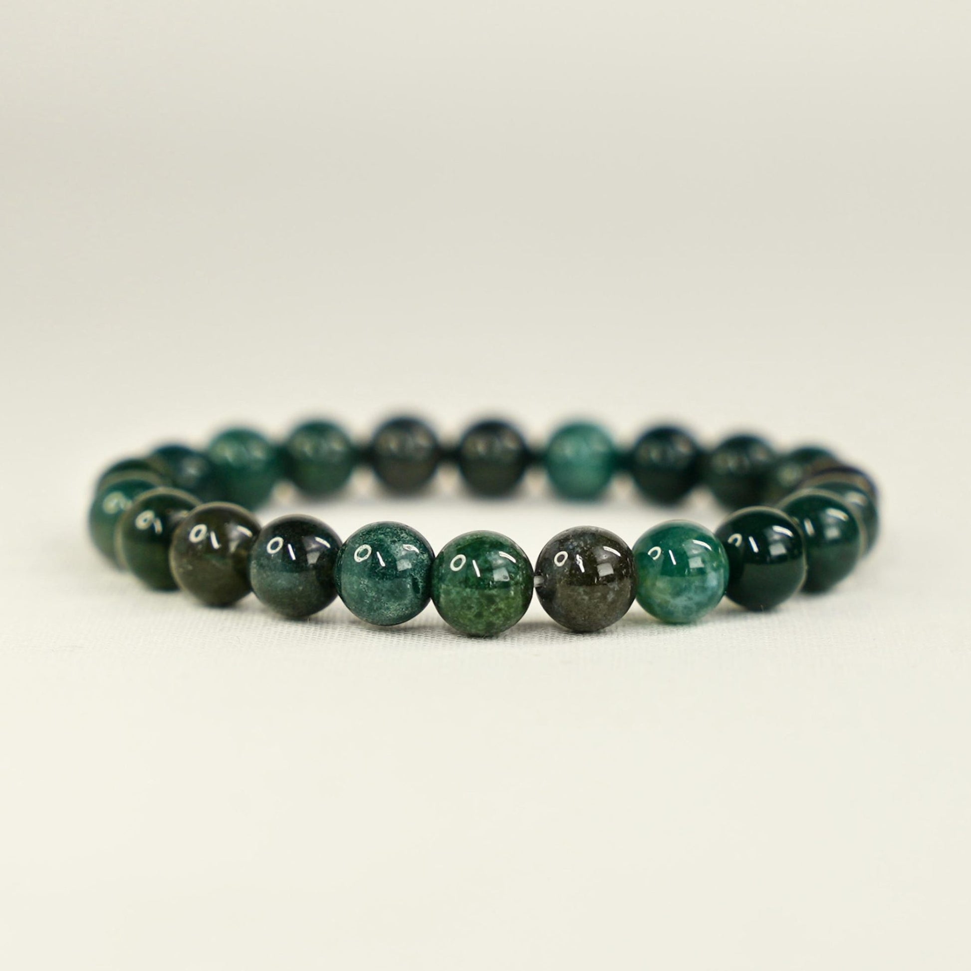 Moss Agate Bracelet for New Beginnings image 0