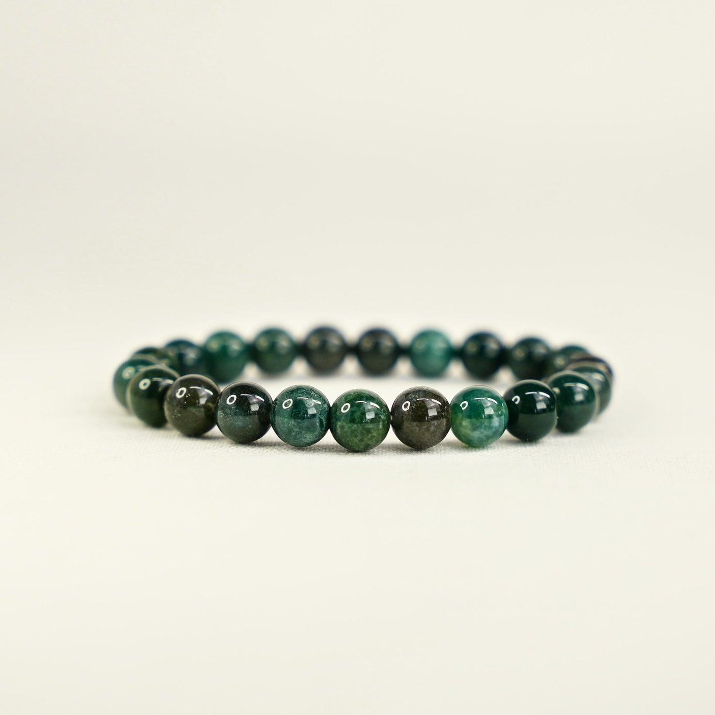 Moss Agate Bracelet for New Beginnings image 2