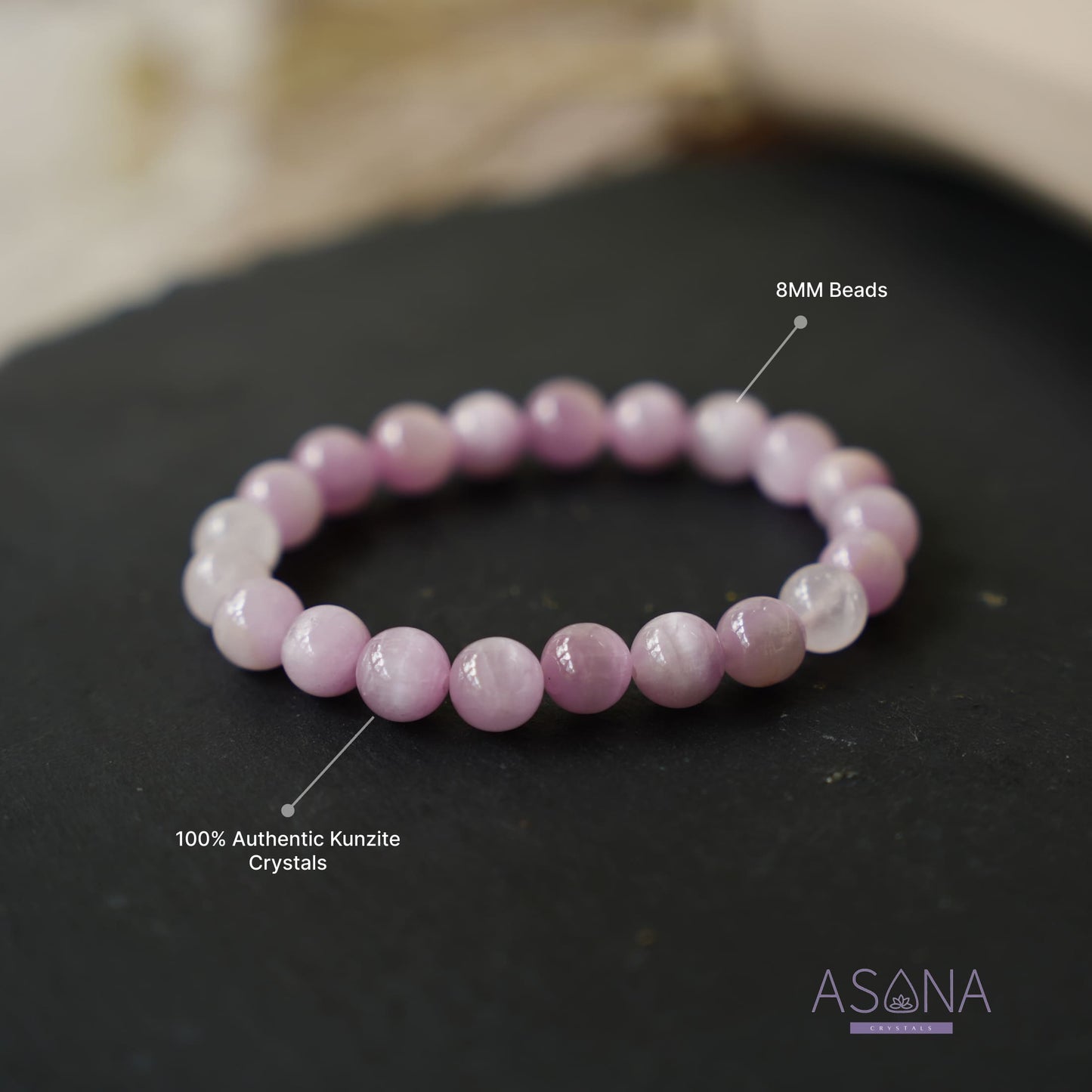 Pink Kunzite Bracelet for Love and Growth image 3
