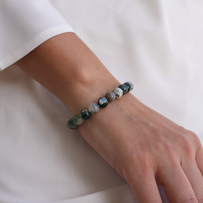 Ancient Grove Tree Agate Bracelet